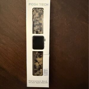 NIB Posh Tech Light Natural Tortoise Resin Apple Watch Band 38mm 40mm 41mm NWT